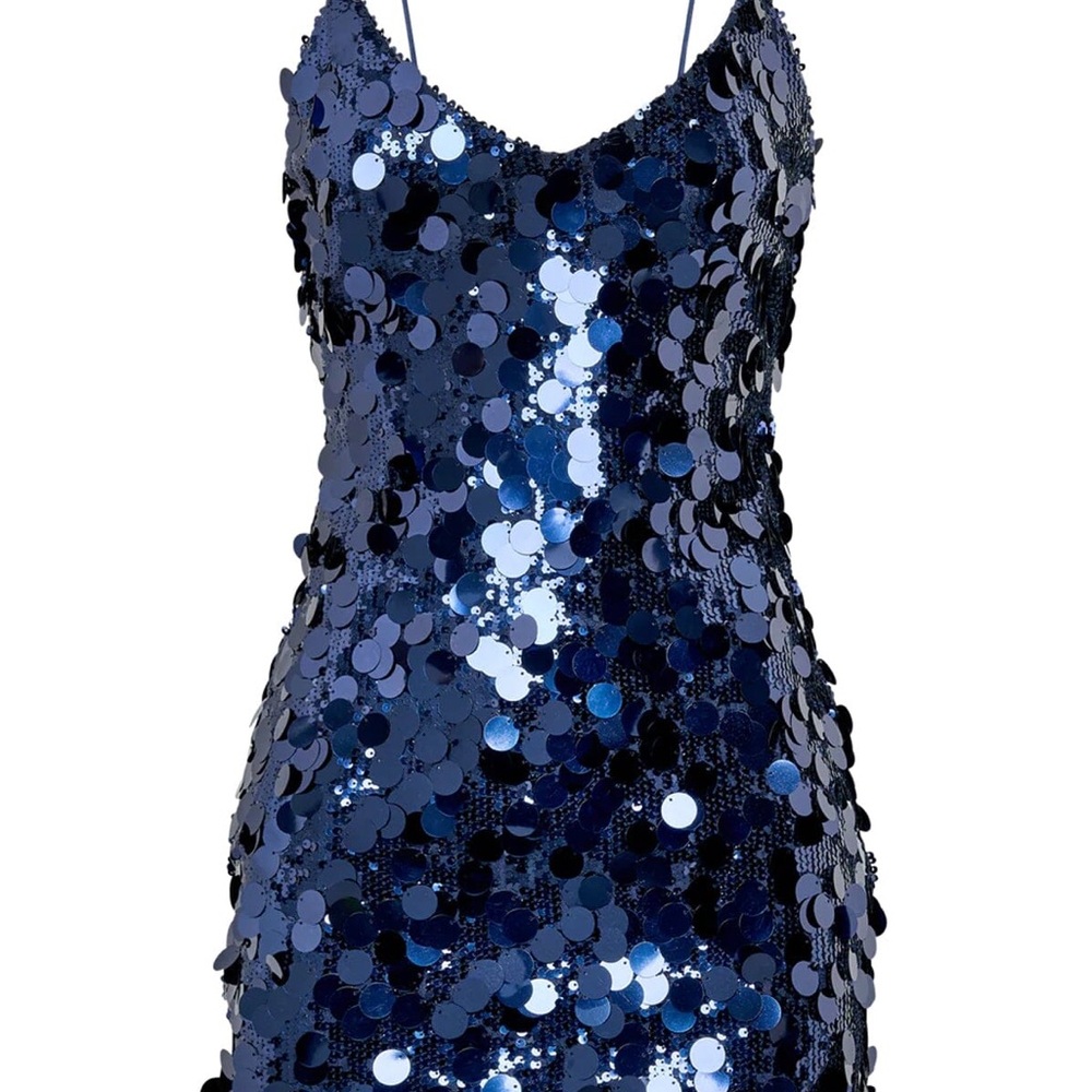 Meshki - Romilly Mini Sequin dress - Midnight Navy - Size XS - NWT